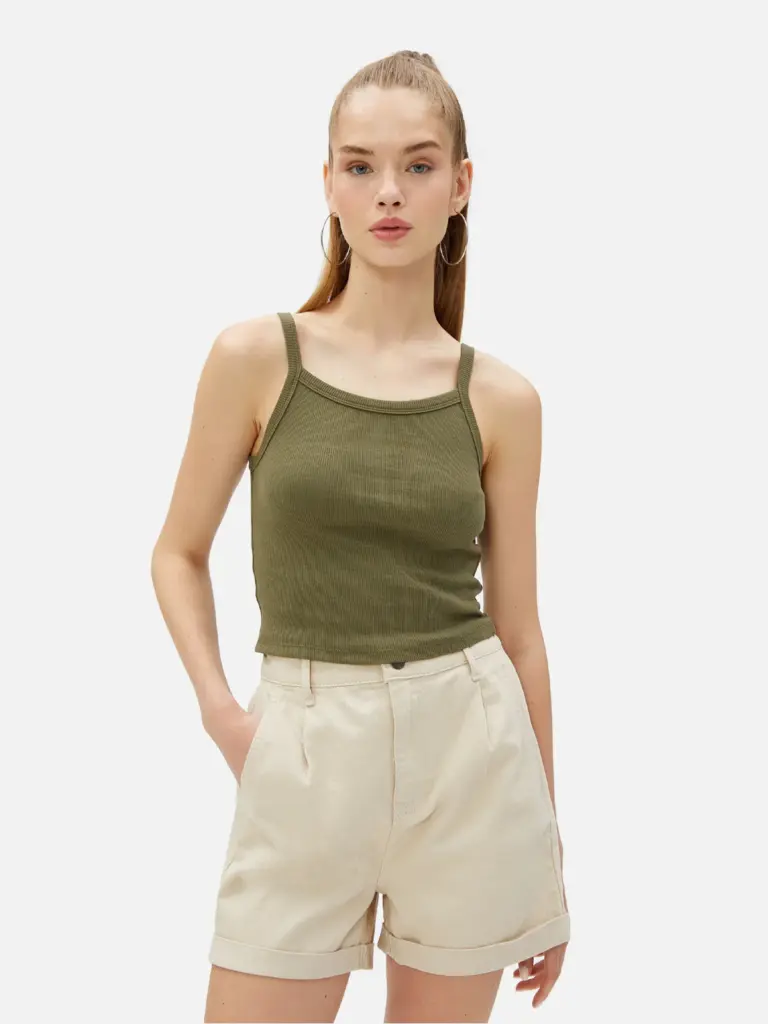 Quần short nữ cạp cao