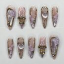 Violet Reverie press-on nails by Jess Nailbox