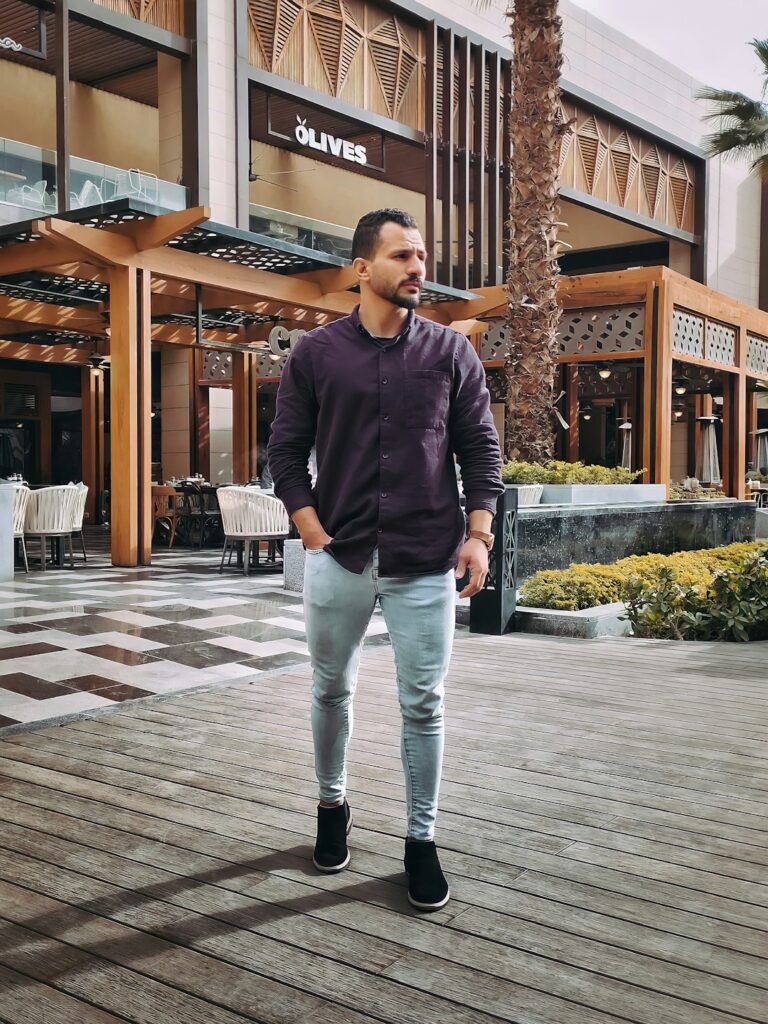 Áo sơ mi nam dáng casual