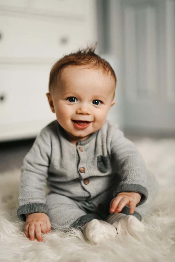 Bộ liền thân em bé cài nút